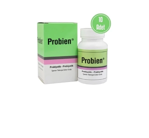 Probien Probiyotik Prebiyotik 30 Kapsül 10'Lu PAKET (SKT:05/2028) ürün görseli 1