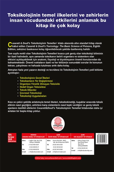 Casarett and Doull's Toksikolojinin Temelleri - Resim 2