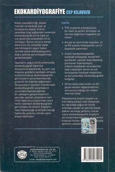 Ekokardiyografiye Cep Kitabı - Resim 2