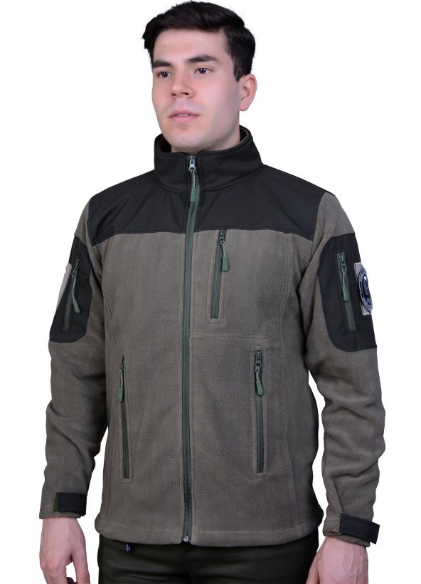 Askeri Taktik Haki Softshell Polar Mont