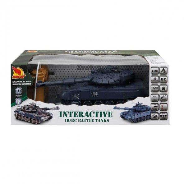 99801 Sunman  Uzaktan Kumandalı İnteraktif Tank - 2
