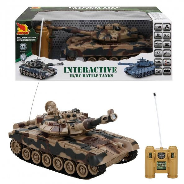 99801 Sunman  Uzaktan Kumandalı İnteraktif Tank - 3