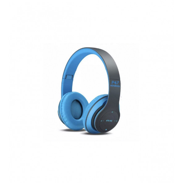 P47 Wireless Bluetooth Kulaklık (Mavi)