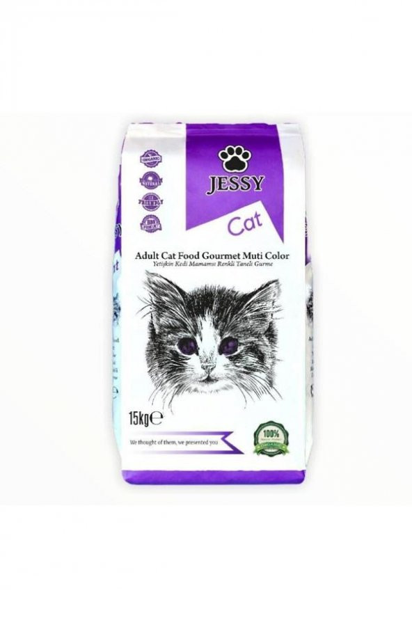 Jessy Gurme Karışık Kedi Maması 15 Kg