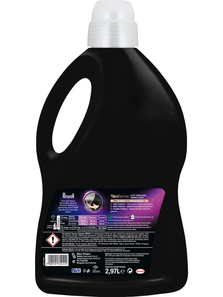 Perwoll Sıvı Çamaşır Deterjanı 2.97LT Siyah (54 Yıkama) - 3