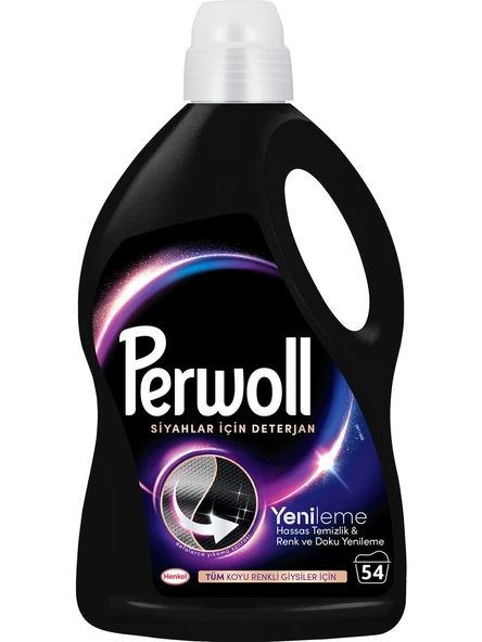 Perwoll Sıvı Çamaşır Deterjanı 2.97LT Siyah (54 Yıkama)