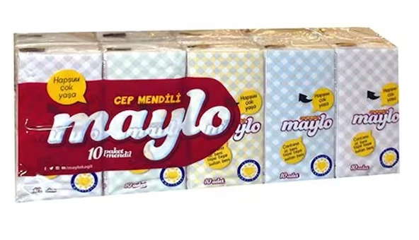 Maylo Cep Kağıt Mendil 10 Lu Pk