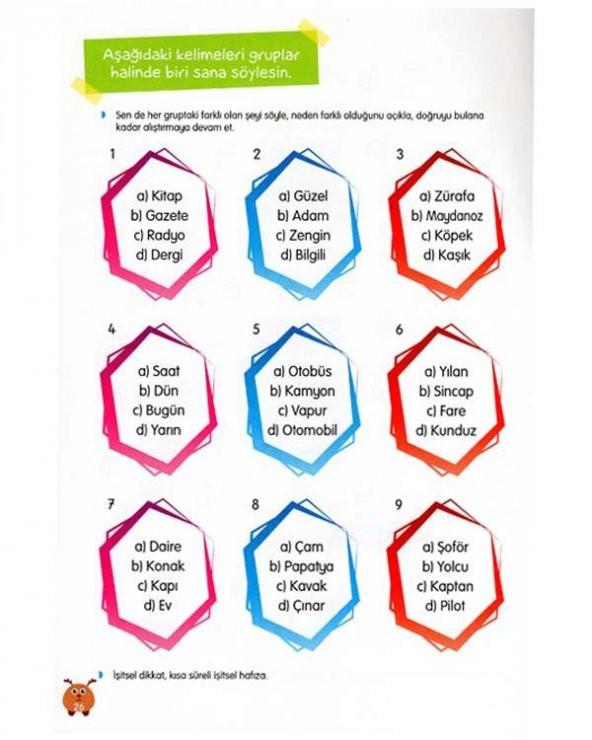 +9 Yaş Dikkat ve Zeka Akademisi Eğitim Seti - 5
