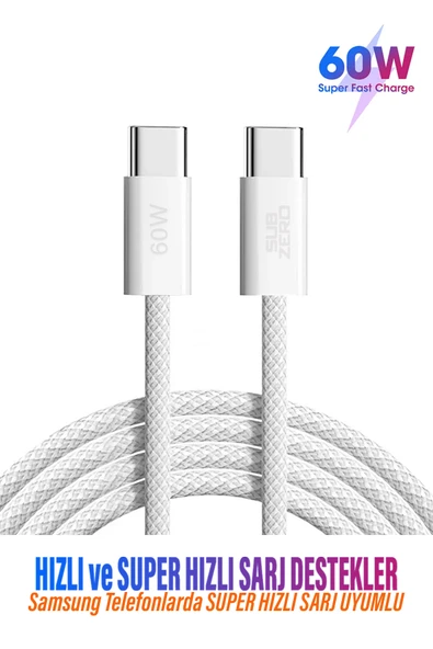 Samsung S20 FE S20 Ultra S20+ Plus S20 Hızlı Şarj Kablosu Type-C Şarj Kablosu 60W HIZLI ürün görseli