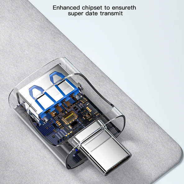 Type-C USB Çevirici iPhone 15 15 Pro 15 Pro Max Uyumlu 5 Gbps Hızlı Veri Aktarıcı Type C Dönüştürücü - Resim 3