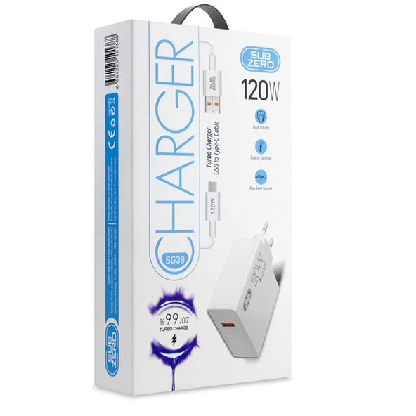 120W Turbo Hızlı Şarj Aleti Xiaomi - Redmi Telefon ve Tabletler İçin