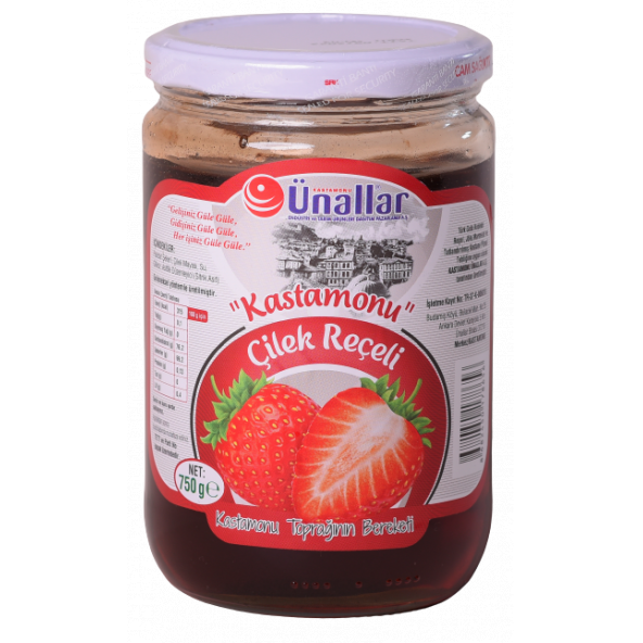 Aliye Ana Çilek Reçeli 750 Gr Cam - 1