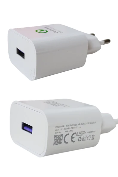 Vivo A50 Şarj Aleti Type-C Hızlı Şarj Cihazı ve Kablosu - Resim 2