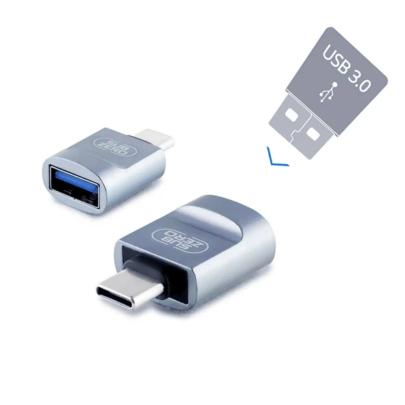 Telefon Type-C Çevirici USB 3.0 Hızlı OTG Veri Aktarıcı Type C Dönüştürücü - Resim 6