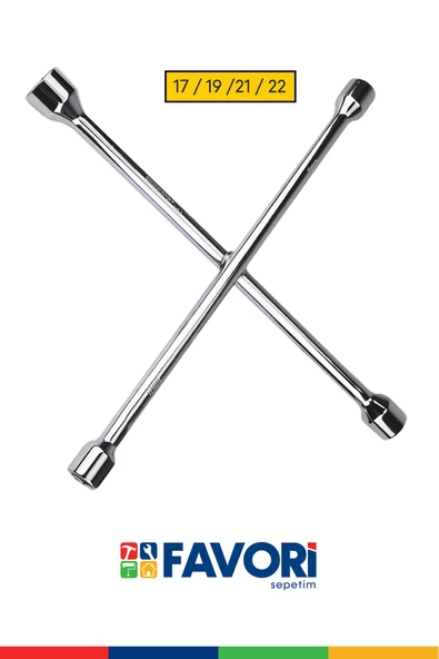 Yüksek Kalite  Bijon Sökme Anahtarı 17-19-21-23 Mm 4lü Kriko Bijon Lastik Sökme Takma - Resim 3