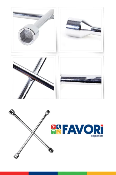 Yüksek Kalite  Bijon Sökme Anahtarı 17-19-21-23 Mm 4lü Kriko Bijon Lastik Sökme Takma - Resim 2