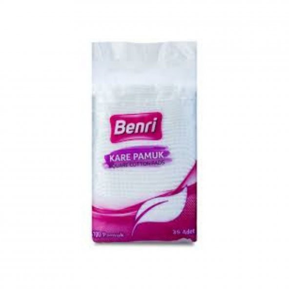 Benri Kare Pamuk Makyaj Temizleme Pamuğu 35 Adet X 3 Paket - 2