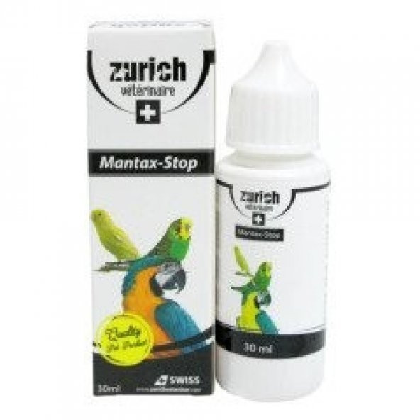 Zurich Mantaxstop Kuşlar İçin Mantar İlacı 30 ml - 1