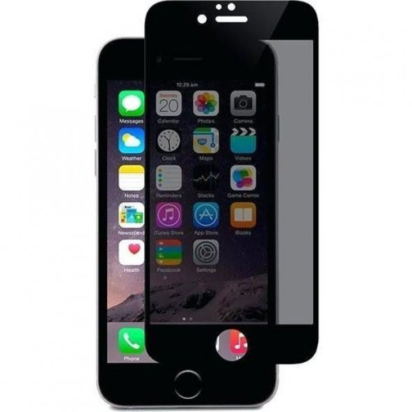 iPhone XS Max Cam Ekran Koruyucu Tam Kaplayan Hayalet Siyah
