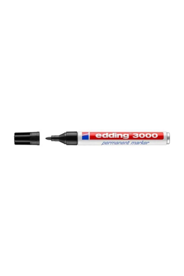 Edding Markör Permanent Yuvarlak Uçlu 1.5-3 MM Siyah (10 Lu Paket) - Resim 2
