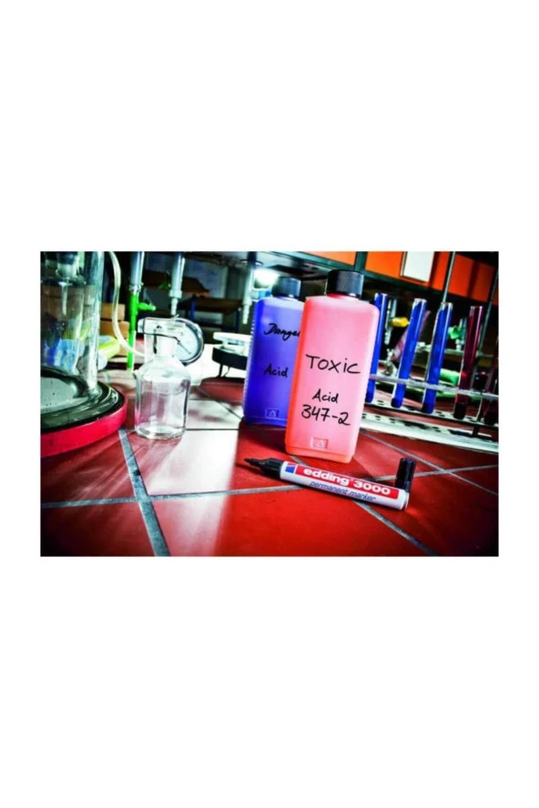 Edding Markör Permanent Yuvarlak Uçlu 1.5-3 MM Siyah (10 Lu Paket) - Resim 3