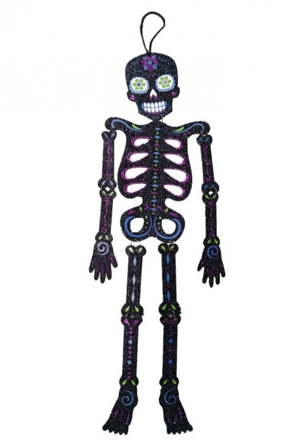 Halloween İskelet Renkli