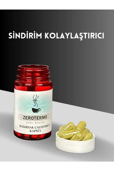 Zerotermo Bağırsak Çalıştırıcı Kapsül Kırmızı Kutulu