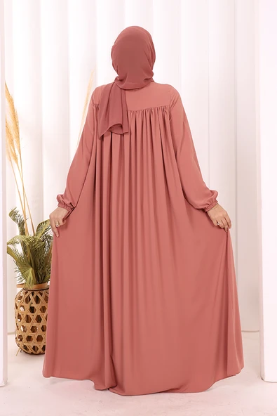 Robalı Britli Ferace 6022 Pudra - Resim 5