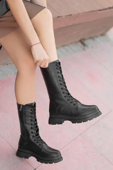 Kocamanlar Uzun Postal Kadın Çizme - Resim 7