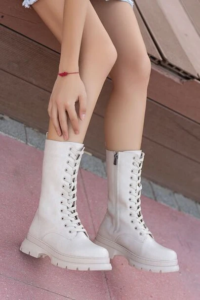 Kocamanlar Uzun Postal Kadın Çizme - Resim 17