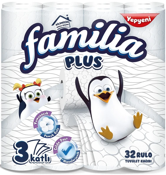 Familia Plus Tuvalet Kağıdı 3 Katlı 32 Li Paket