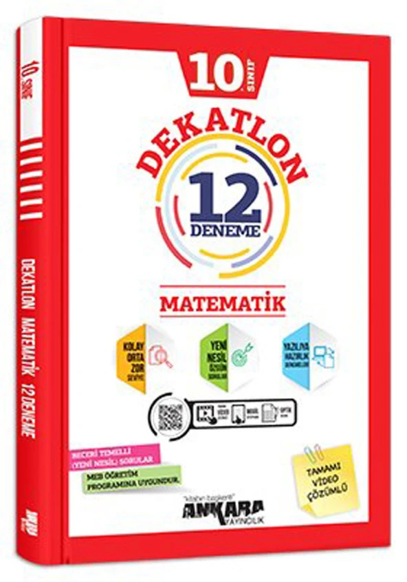 Ankara 10.Sınıf Dekatlon Matematik 12 Deneme