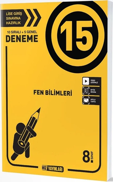 Hız 8.Sınıf Fen Bilimleri 15 Deneme