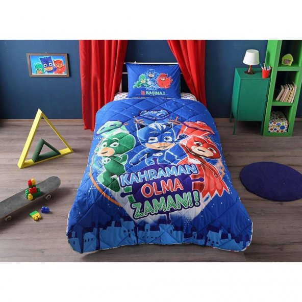 Taç Pj Masks Yorgan Seti