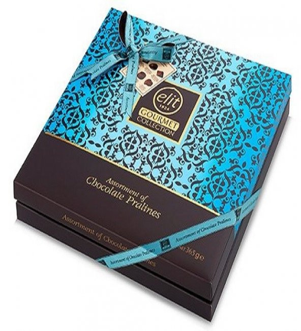 Elit Çikolata Karışık Spesiyal Çikolata Mavi Kutu 365 Gram