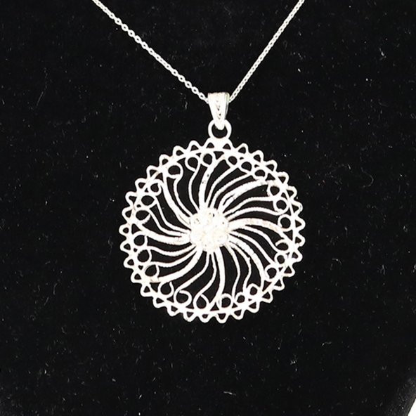 GÜMÜŞ KOLYE UCU-4315 - 2