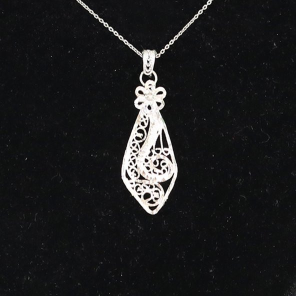 GÜMÜŞ KOLYE UCU-4344 - 2