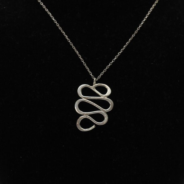 GÜMÜŞ KOLYE UCU-4504 - 2