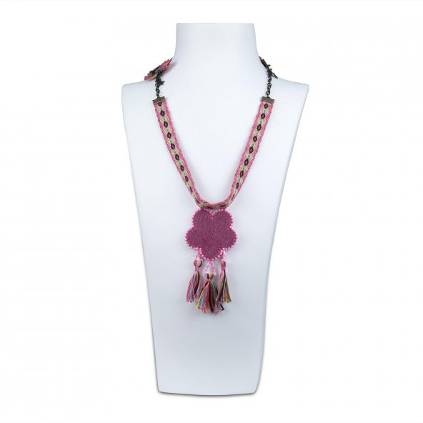 ÇARPANA DOKUMA KOLYE-5158