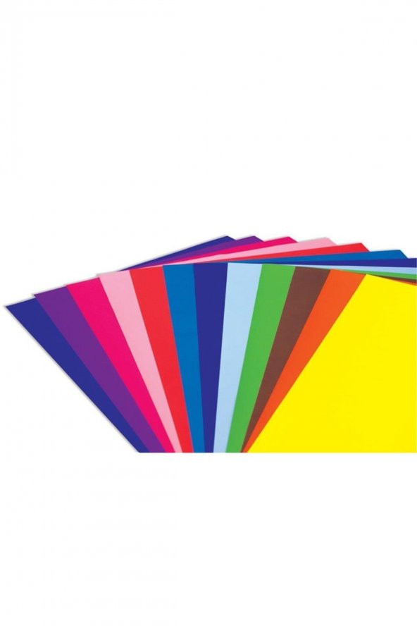 Bafix Fon Kartonu 100 LÜ 50x70 120 GR Karışık Renk (1 Paket 100 Adet)