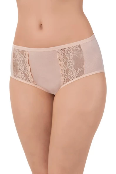 5 Adet Lüx Drm Bayan Dantelli Bato Külot Slip 2500 - Resim 3