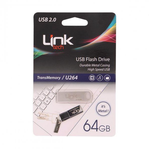 Linktech U264 Ultra 64GB Metal USB Flash Bellek 25MB/S