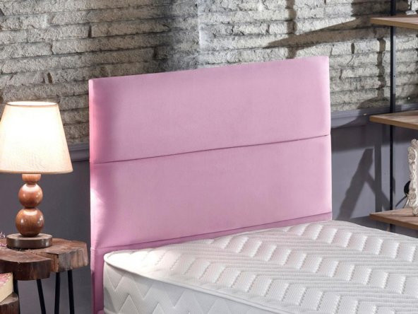 Niron Pinky 100x200 Tek Kişilik Yatak Seti - Pembe Kumaş Baza, Başlık ve Yatak Takımı - 3