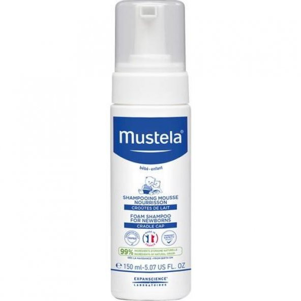 Mustela Yenidoğan Konak Önleyici Köpük Şampuan 150 ml - 2
