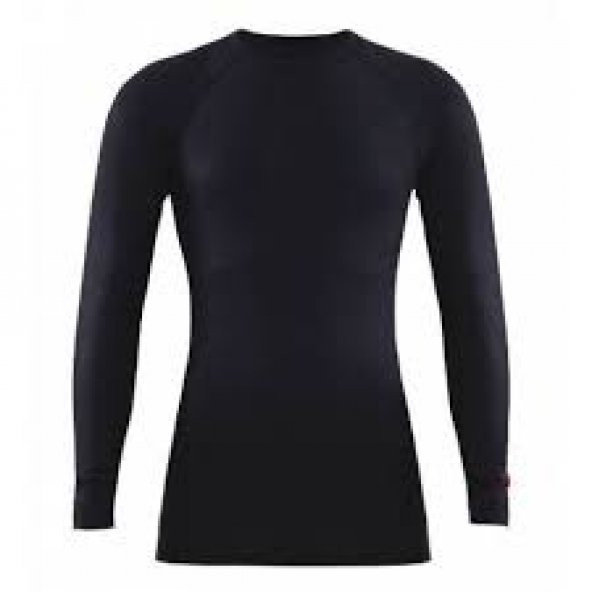 BLACKSPADE 1263 THERMAL KIŞLIK T SHİRT KISA KOL V YAKA SİYAH XL - 4
