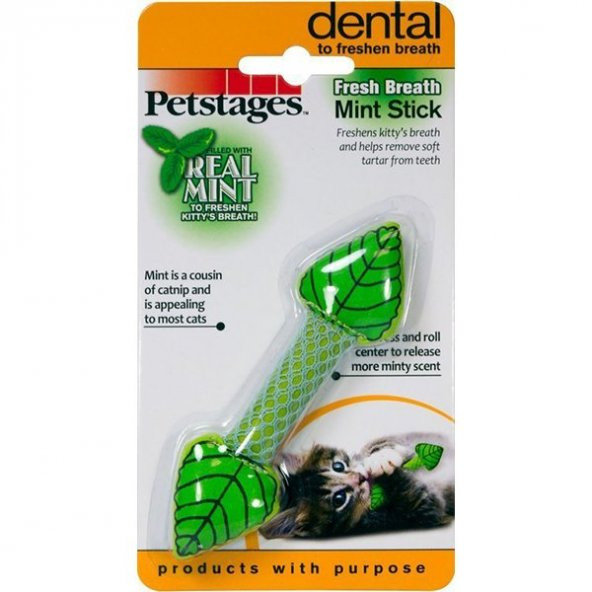 Petstages Fresh Breath Mint Stick Nane Kokulu Kedi Oyuncağı