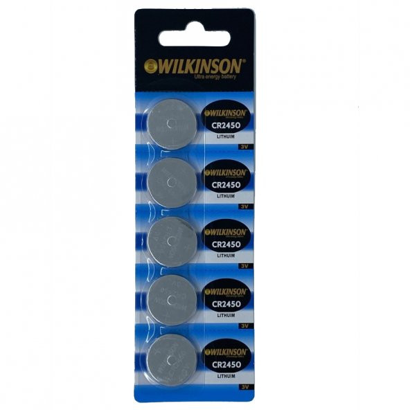 Wilkinson 2450 3v Lityum Düğme Pil 5 li Paket
