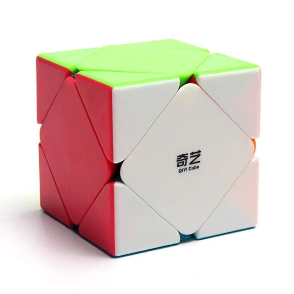 Qiyi QiCheng 3x3x3 Süper Hızlı Çarpık Eğik Akıl Zeka Küpü Oyuncak