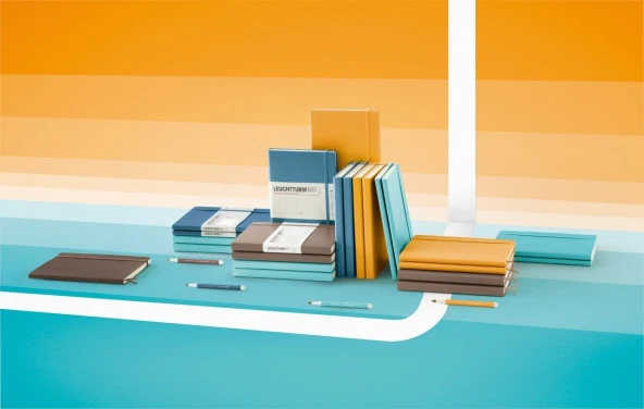 Leuchtturm1917 Not Defteri Orta Boy (A5), Sert Kapak, 251 Numaralandırılmış Sayfa, Rising Serisi, - 6