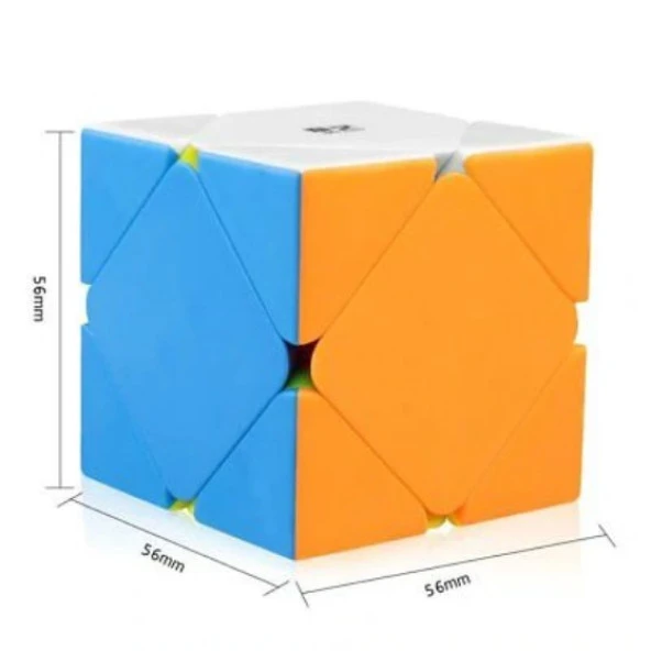 Qiyi QiCheng 3x3x3 Süper Hızlı Çarpık Eğik Akıl Zeka Küpü Oyuncak - 5